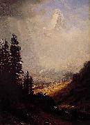 Albert Bierstadt The_Matterhorn oil painting artist